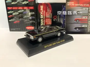 1/64 KYOSHO Skyline 2000 Turbo GT-ES Kolekcija, lieto lydinio automobilių apdailos modelio žaislai