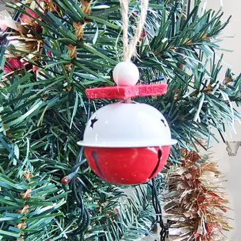 10vnt Puiki Kalėdų Varpas Lengvas Bell Ornamentu Ne nyksta Dekoratyviniai Kalėdų Blizga Barška Bell