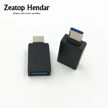 1Pcs USB 3.1 C Tipo Vyrų ir Moterų USB 3.0 OTG Adapterio Maitinimo Įkroviklis Adapteris Jungties Duomenų Sinchronizavimo Adapterio Tipas-C Plug