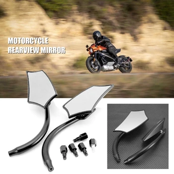 2vnt Universalų Motociklo galinio vaizdo Veidrodėliai Motociklą valdomi išoriniai Veidrodėliai Priedai