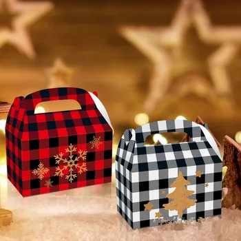 4pcs Kalėdų Dovanų Dėžutes, Gana Stilingas, Mielas Kalėdų Saldainių Dėžutės Gydyti Dėžės Kalėdų Išvakarėse Langelį Namų Parduotuvė