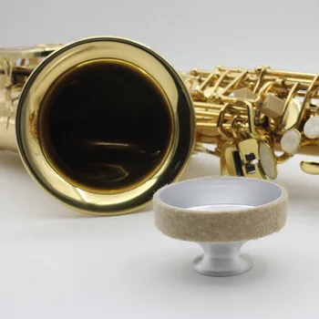 Aliuminio Išjungti triukšmo Slopintuvas dėl Tenoras Saksofonas Sax Metalo Dampener lengvi Saksofonas Aukščiausios Kokybės Priedai