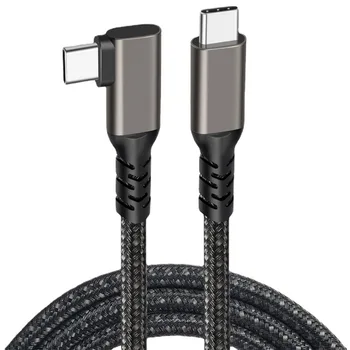 Arkos Tipo C Duomenų kabelis USB3.2 du kartus baigėsi 5A100W Greitai Įkrauti 20G didelės spartos VR jungiamasis kabelis 4K projektoriaus ekrane kabelis