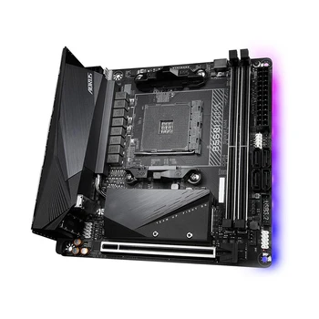 B550I AORUS PRO AX Už Gigabyte B550 AM4 DDR4 64GB PCI-E 4.0 Mini-ITX Desktop Plokštė