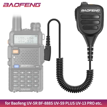 Baofeng BF-850 Sunkiųjų Garsiakalbis Mic Peties Mikrofono Garsumas Reguliuojamas pagal AR-152 UV-5R UV-S9 PLUS UV-13 PRO UV16 Walkie Talkie