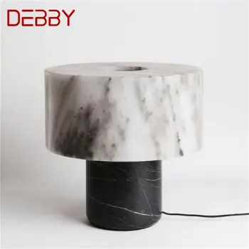 DEBBY Postmodernaus Senovinių Stalo Lempa Kūrybinis Dizainas Marmuro Stalas Šviesos diodų (LED) Mados Namų Kambarį Miegamojo Puošimas