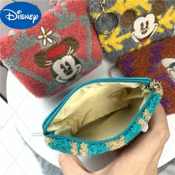 Disney Mielas Animacinių filmų Japonijos Mickey Minnie ančiukas Donaldas, Daisy Vaikų Monetos Rankinėje Studento pažymėjimą Klavišą Atveju Piniginės