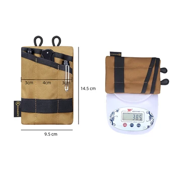 EDC Saugojimo Krepšys Nešiojamų Kompaktinių Kišenėje Organizatorius Dėklas dilimui už Kempingas, Žygiai Alpinizmo Karinę Telefono Krepšys