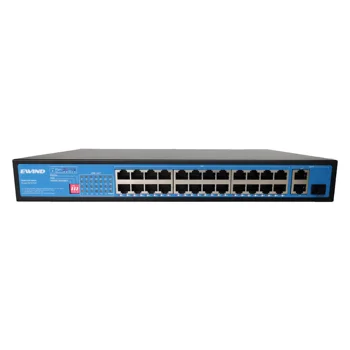 Ewind 24 Port Gigabit Passive PoE Ethernet Switch 1-8 Prievadai palaiko Žiūrėti Šuo Funkcija Vlan 250M Ilgio Atstumas