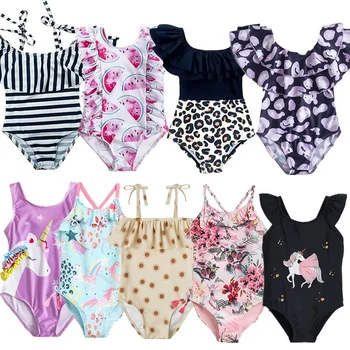 Kūdikių vientisi maudymosi kostiumėlį, leopardas spausdinti vientisi maudymosi kostiumėlį, vaikų paplūdimys bikini, maudymosi kostiumėlį 2023