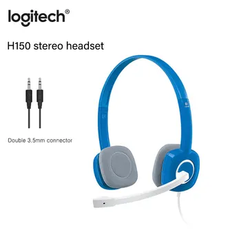 Logitech H150 Laidinė laisvų Rankų įranga Stereo Over-Ear Ausinės su Mikrofonu Dual 3.5 mm Ausinių Nešiojamas PC Gamer