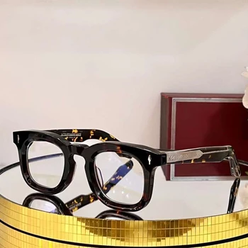 Mados Derliaus JACQUES Storio Acetatas Srityje Trumparegystė Optinių Akinių DEVAUX Retro Aikštėje Amatų Moterų Žmogus AAA+ aukščiausia Kokybė