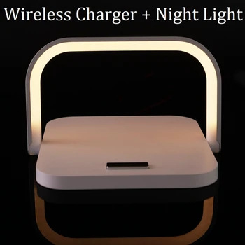 Mobiliojo Telefono Laikiklis Stalo Lempa LED Nakties Šviesos Nešiojamų, Miegamojo Lovos Kambarį