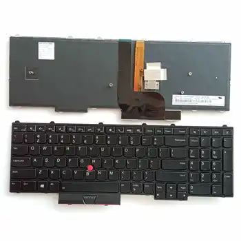 Naujas JAV lietuvių IBM Thinkpad P50 P70 P51 P71 Backlight Black Su Point Stick Sąsiuvinis Nešiojamojo kompiuterio Klaviatūra