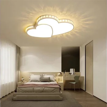 patalpų lubų apšvietimo miegamojo lubų lempos, lubų šviestuvai, miegamojo, virtuvės, šviesos diodų (led) žibintai namų audinio lubų lempa