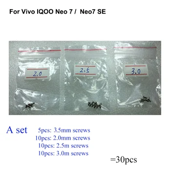Pilnas Komplektas Varžtai Vivo IQOO Neo 7 Varžtas ant Motininės Plokštės Pakeitimas Vivo IQOO Neo 7SE