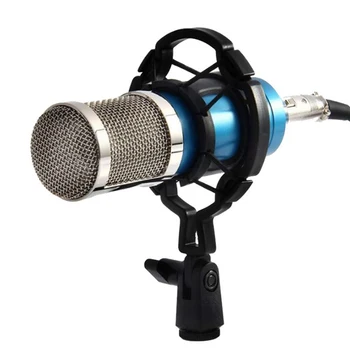 Profesinės Kondensatoriaus Mikrofonas, Mic Shock Mount Turėtojas Universalios Įrašymo Studijoje Laikiklis Dideliems Diaphram Mic Įrašą Juoda