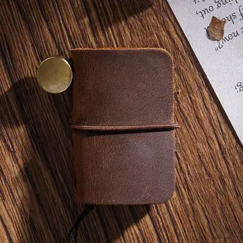 Rankų darbo Dienos Planuotojas Eco-friendly Nešiojamų Minkštas Viršelis Vertus Sąskaitą Mini Notepad