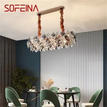 SOFEINA Pakabukas Šviesos Postmodernaus Prabangūs Krištolo Kūrybos LED Lempa Šviestuvas Namų Valgomasis Gyvenamasis Kambarys