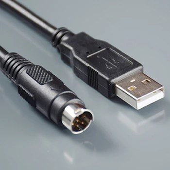 USB-1761-CBL-PM02 AB Micrologix 1000 1200 1500 Serijos USB PLC Programavimo Kabelis Allen Bradley Raundas 8 Pin Lašas Laivybos
