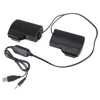 Įrašo Mini Nešiojamą USB Stereo Garsiakalbis Soundbar už Notebook Nešiojamas Kompiuteris, KOMPIUTERIO, Mp3 Telefono Muzikos Grotuvas